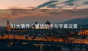 91大事件｜播放助手与字幕设置